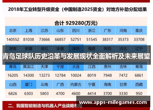青岛足球队历史沿革与发展现状全面解析及未来展望