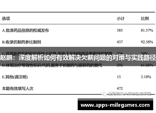 赵鹏：深度解析如何有效解决欠薪问题的对策与实践路径